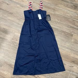 NWT Tuckernuck Navy Midi Dress - size M